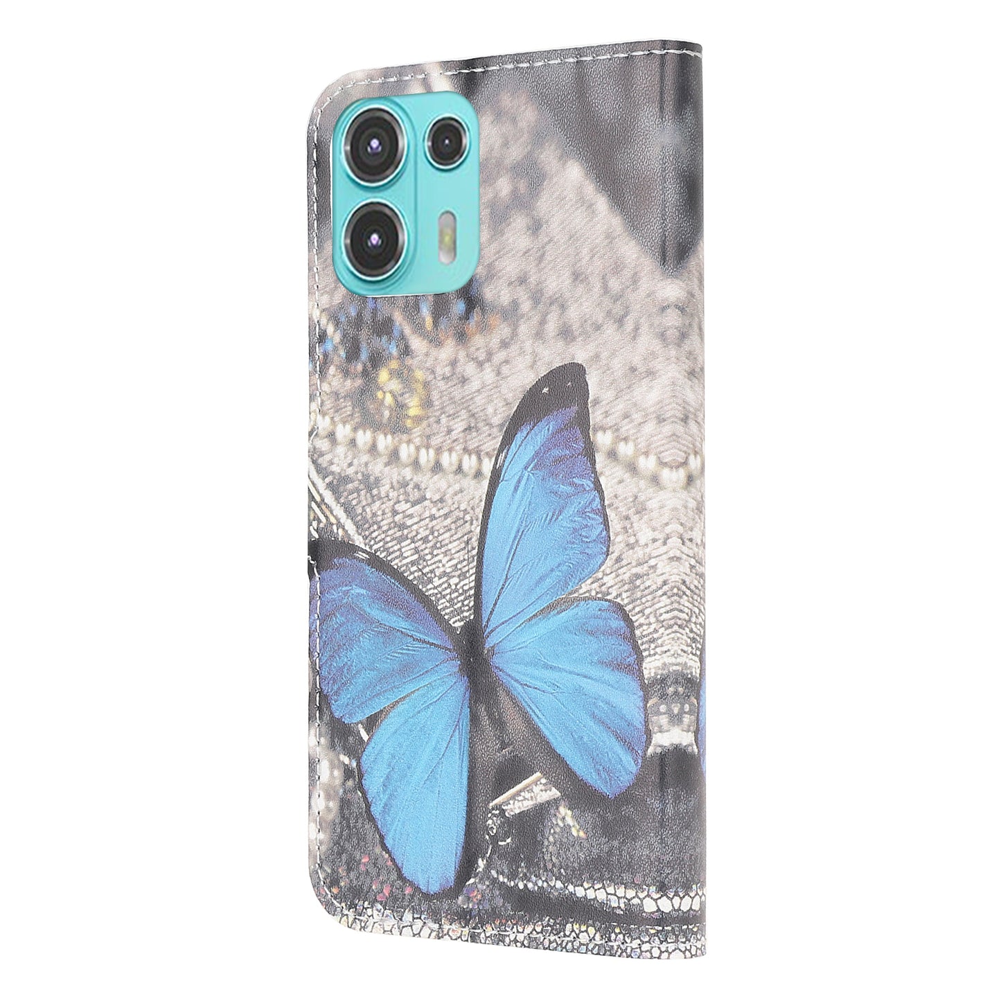 Pattern Printing Magnetic Clasp Leather Wallet Stand Case Cover for Motorola Edge 20 Lite