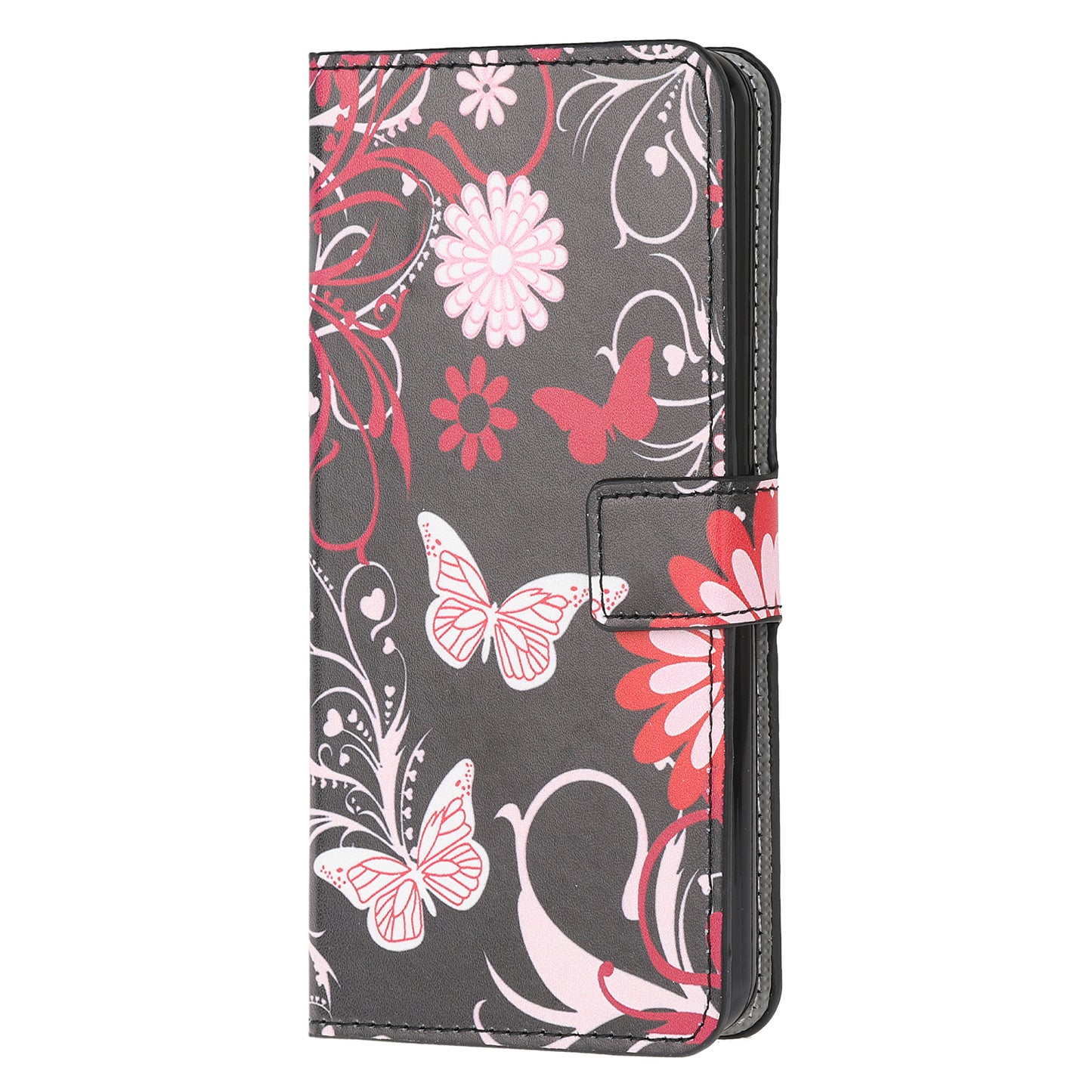 Pattern Printing Magnetic Clasp Leather Wallet Stand Case Cover for Motorola Edge 20 Lite