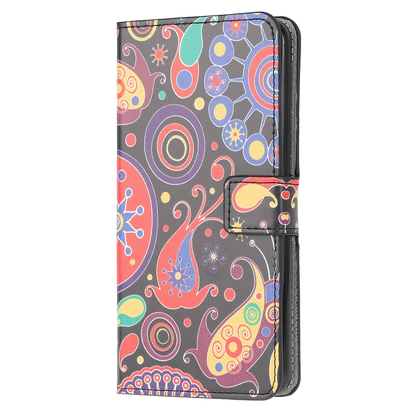 Pattern Printing Magnetic Clasp Leather Wallet Stand Case Cover for Motorola Edge 20 Lite