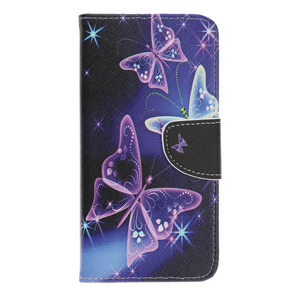 Full Protection Cross Texture Pattern Printing PU Leather Phone Cover Wallet Stand Case for Motorola Edge 20 Lite