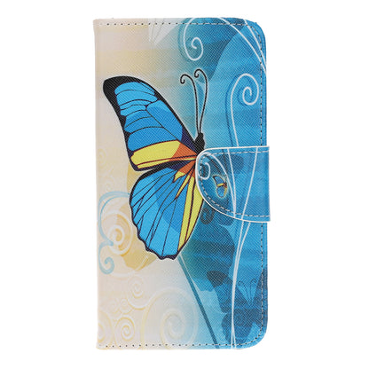 Full Protection Cross Texture Pattern Printing PU Leather Phone Cover Wallet Stand Case for Motorola Edge 20 Lite