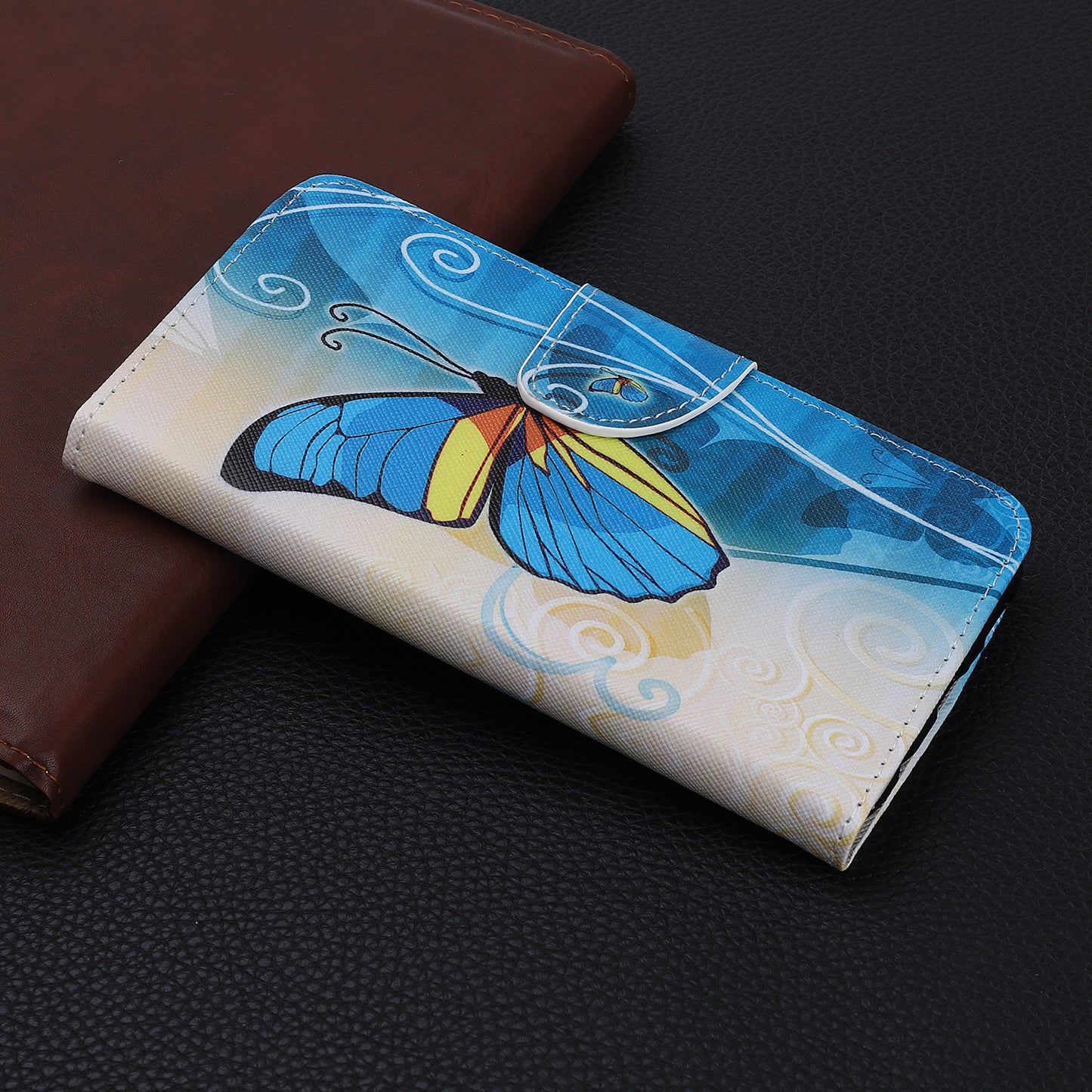 Full Protection Cross Texture Pattern Printing PU Leather Phone Cover Wallet Stand Case for Motorola Edge 20 Lite