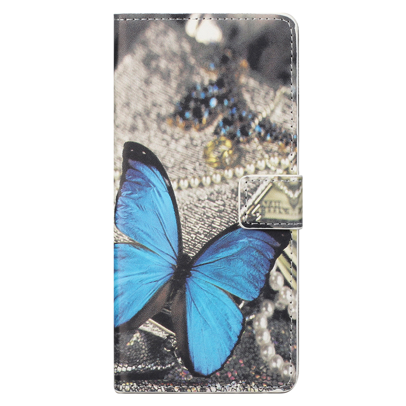 Stylish Pattern Printing Anti-Scratch Leather Protective Case with Wallet Stand for Motorola Edge 20 Pro