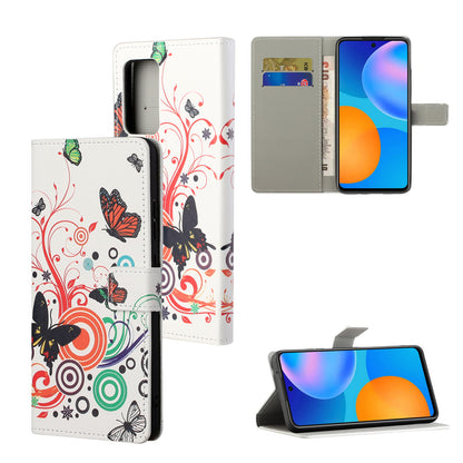 Stylish Pattern Printing Anti-Scratch Leather Protective Case with Wallet Stand for Motorola Edge 20 Pro