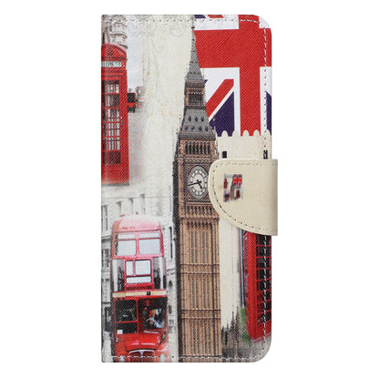 Cross Texture Pattern Printing Magnetic Clasp Closure Leather Wallet Stand Case Protector for Motorola Edge 20 Pro