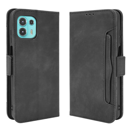 PU Leather Wallet Stand Design Phone Case with Multiple Card Slots for Motorola Edge 20 Lite/Edge 20 Fusion