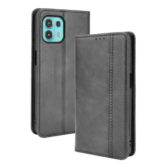 Auto-Absorbed Vintage Style Wallet Protective Cover Anti-Drop Leather Phone Case with Stand for Motorola Edge 20 Lite/Edge 20 Fusion