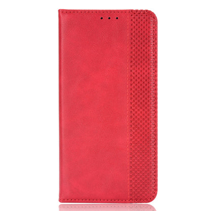 Retro Leather Auto-Absorbed Protective Cover Anti-Drop Phone Wallet Case with Stand for Motorola Edge 20/Edge Lite Luxury Edition