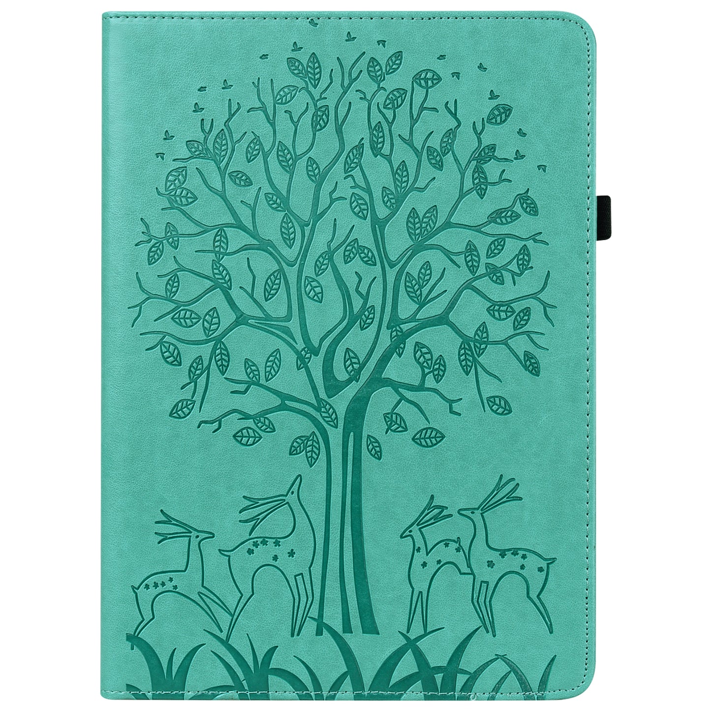 Imprint Tree and Deer Pattern All-Protection Leather Stand Tablet Cover for Lenovo Tab P11 TB-J606F / Tab P11 5G