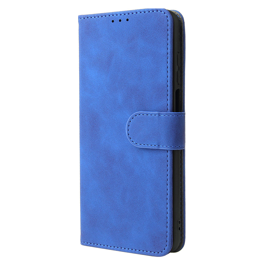 Skin-Touch Feeling Magnetic Wallet Stand Leather Phone Case for Motorola Edge 20 Lite