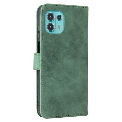 Skin-Touch Feeling Magnetic Wallet Stand Leather Phone Case for Motorola Edge 20 Lite