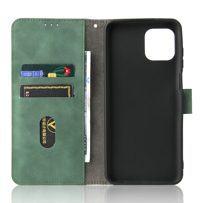 Skin-Touch Feeling Magnetic Wallet Stand Leather Phone Case for Motorola Edge 20 Lite