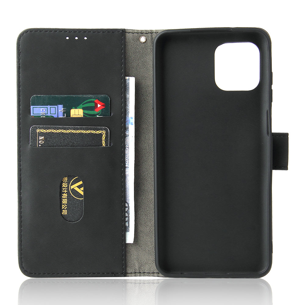 Skin-Touch Feeling Magnetic Wallet Stand Leather Phone Case for Motorola Edge 20 Lite