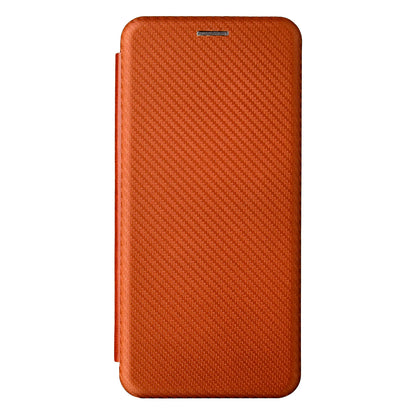 Auto-absorbed Carbon Fiber Texture Leather Stand Phone Shell Cover for Motorola Edge 20 Lite