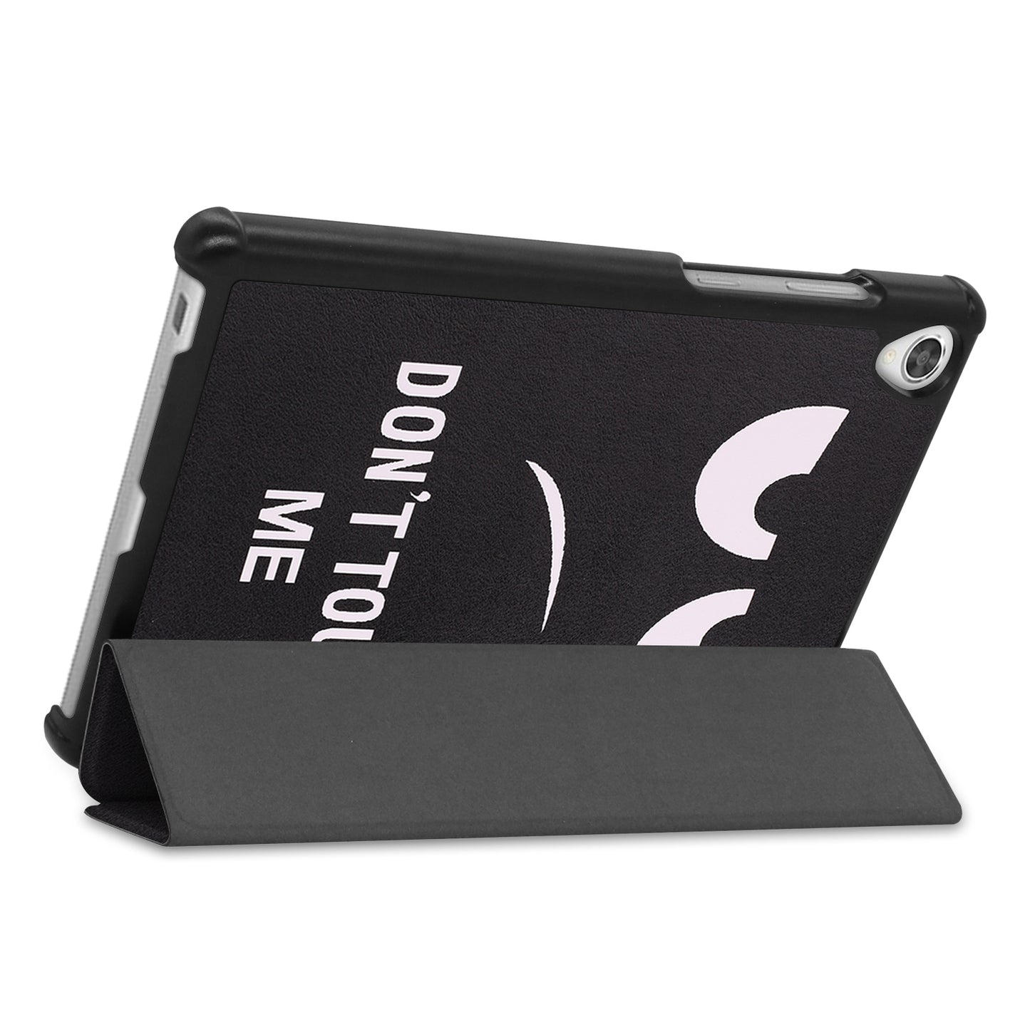 Pattern Printing PU Leather Tri-fold Stand Tablet Cover Shell for Lenovo Tab M8 (3rd Gen)