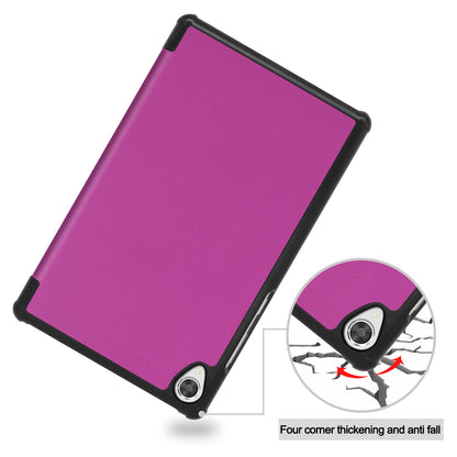 PU Leather Trifold Stand Slim Fit Tablet Protective Case Cover for Lenovo Tab M8 (3rd Gen)