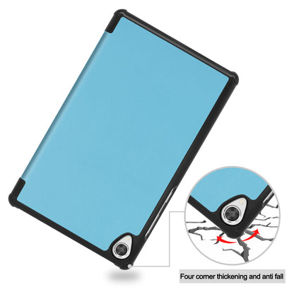 PU Leather Trifold Stand Slim Fit Tablet Protective Case Cover for Lenovo Tab M8 (3rd Gen)