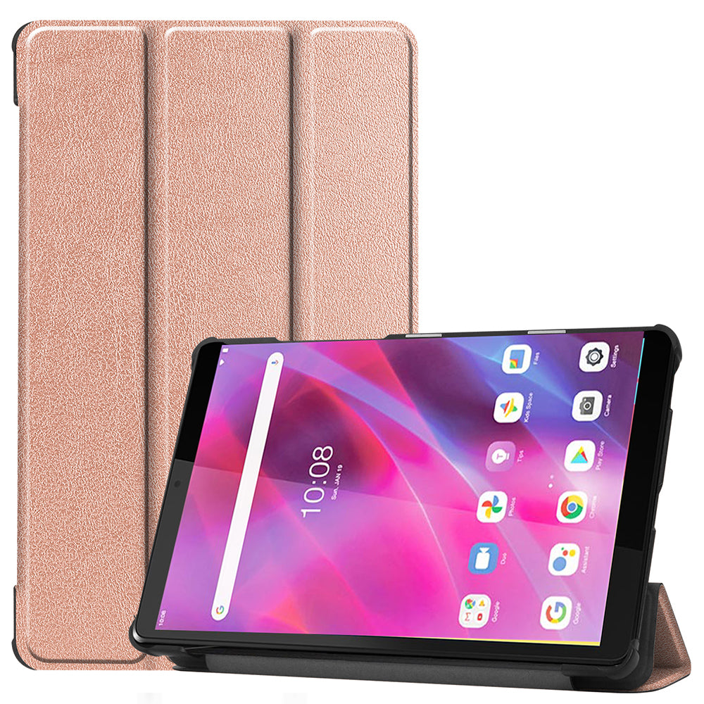 PU Leather Trifold Stand Slim Fit Tablet Protective Case Cover for Lenovo Tab M8 (3rd Gen)