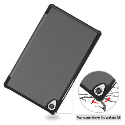 PU Leather Trifold Stand Slim Fit Tablet Protective Case Cover for Lenovo Tab M8 (3rd Gen)