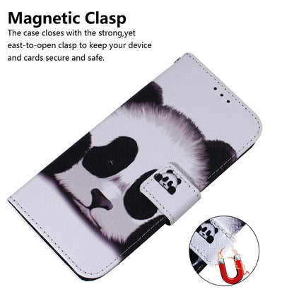 Pattern Printing Magnetic Clasp Wallet PU Leather Phone Protective Case with Stand for Motorola Edge 20 Lite