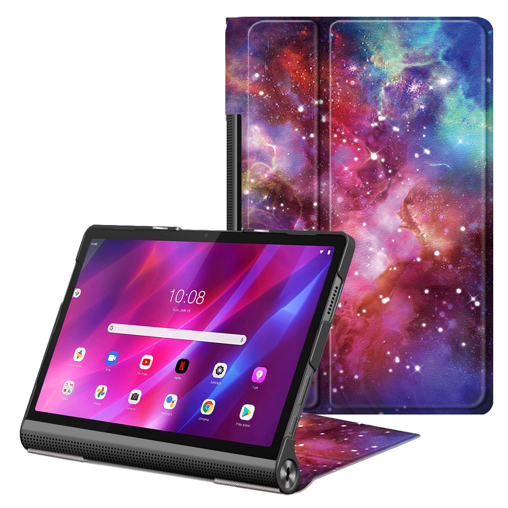 Pattern Printing Leather + PC Tablet Cover with Kickstand for Lenovo Yoga Tab 11