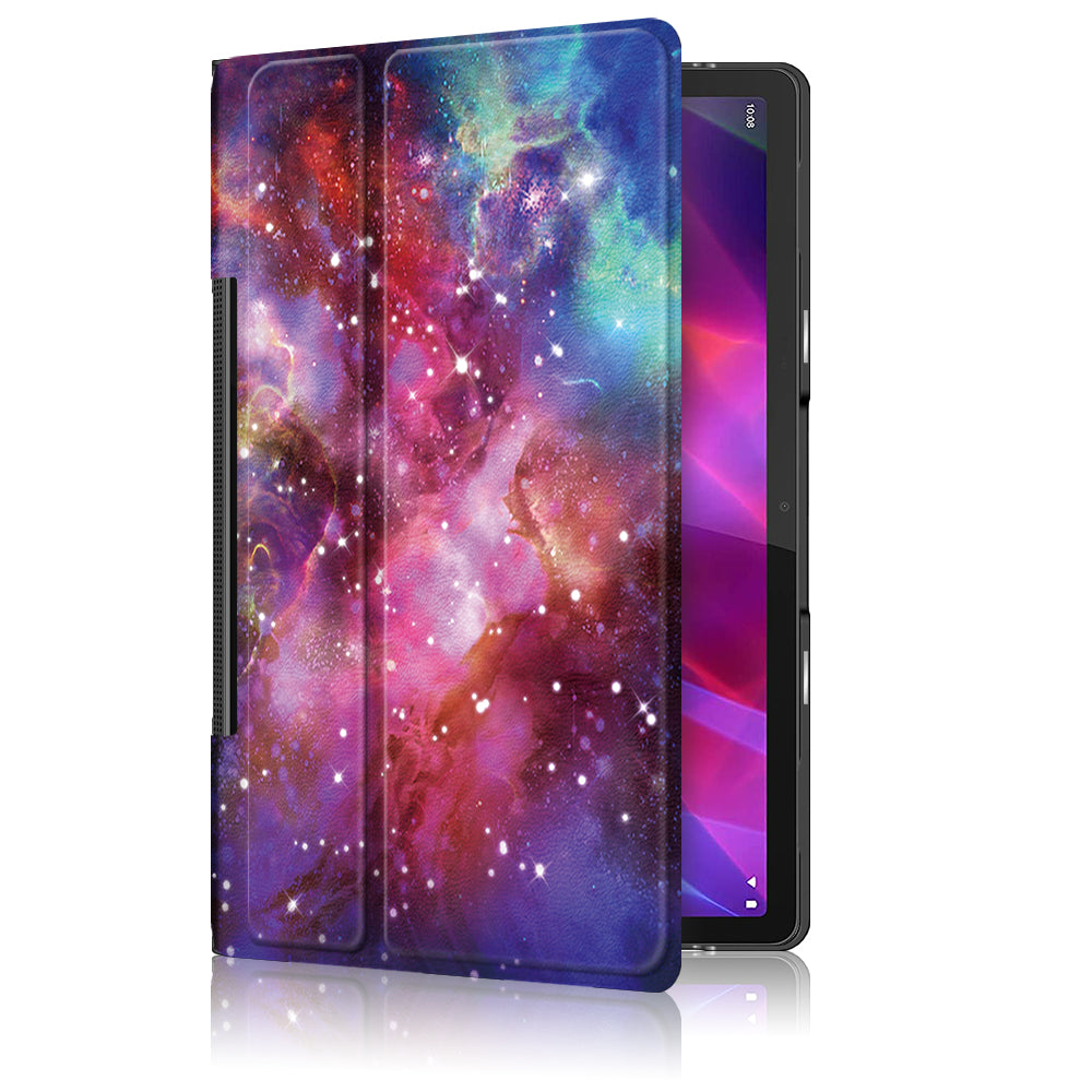 Pattern Printing Leather + PC Tablet Cover with Kickstand for Lenovo Yoga Tab 11