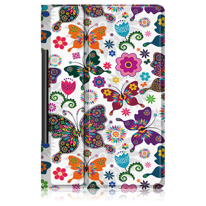 Pattern Printing Leather + PC Tablet Cover with Kickstand for Lenovo Yoga Tab 11