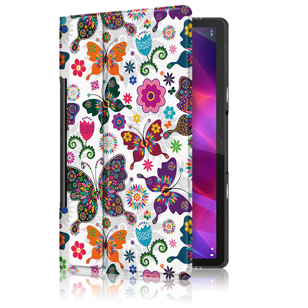 Pattern Printing Leather + PC Tablet Cover with Kickstand for Lenovo Yoga Tab 11