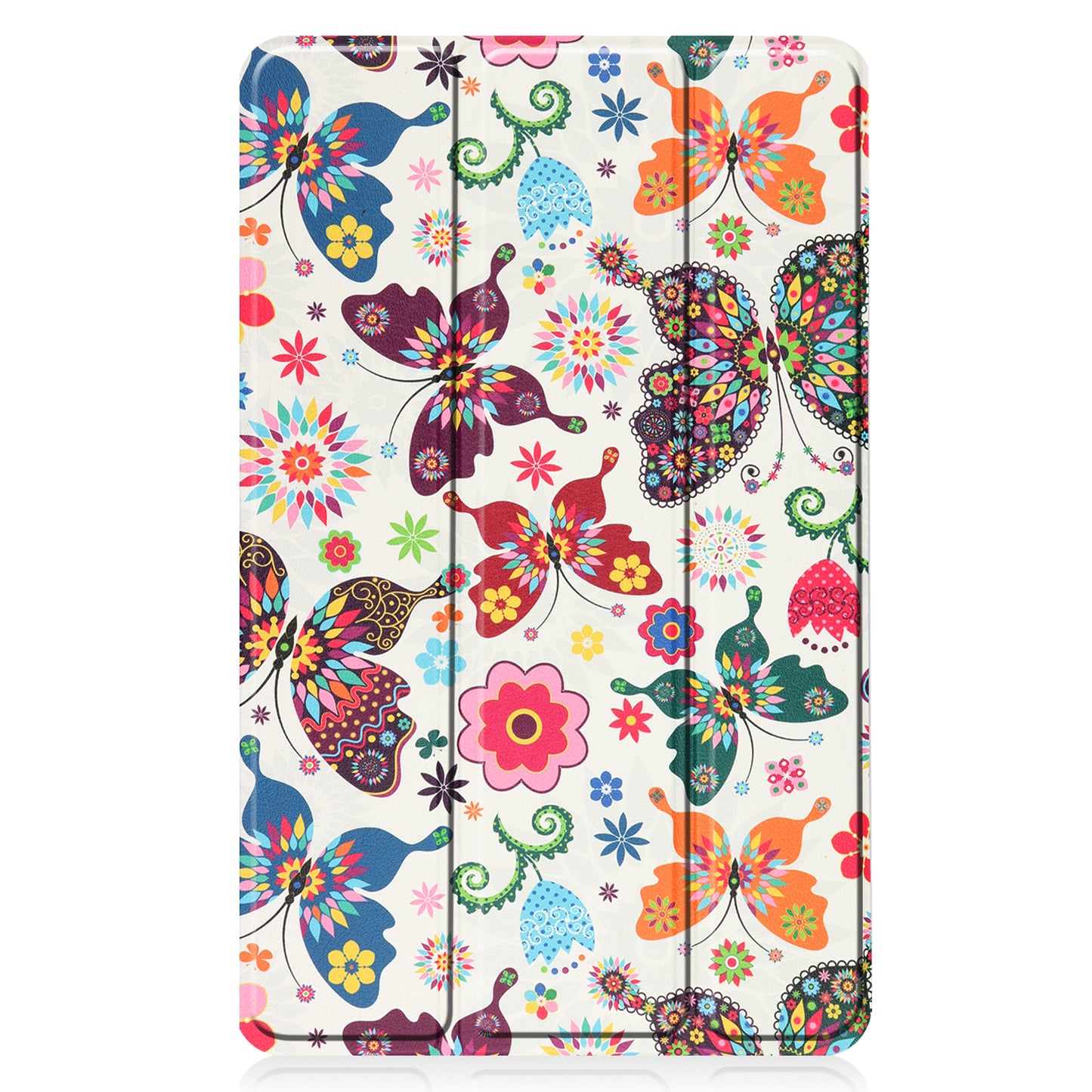 Stylish Light Slim Pattern Printing PU Leather Tri-fold Stand Tablet Cover Shell for  Lenovo Tab M7 (2nd Gen) / (3rd Gen)