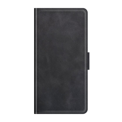 Magnetic Double Clasp PU Leather Phone Case Shell with Wallet Stand Design for Motorola Edge 20 Lite 5G