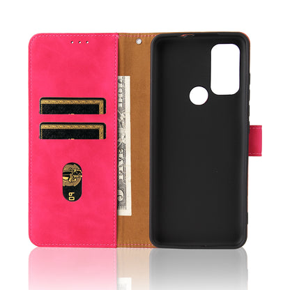 Quality Wallet Design Stand Leather Phone Cover Phone Case with Strap for Motorola Moto G60S