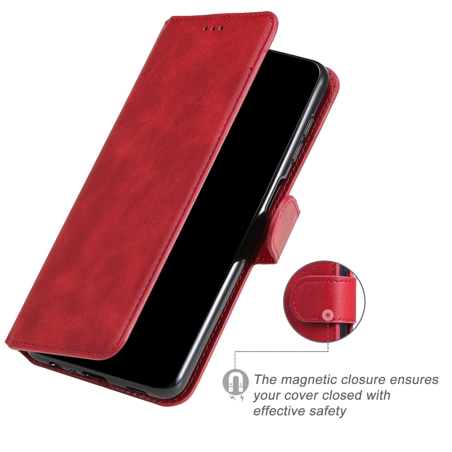 Anti-scratch Shock Resistant Anti Drop Full Protection PU Leather Wallet Stand Phone Cover Case for Motorola Edge 20 Pro