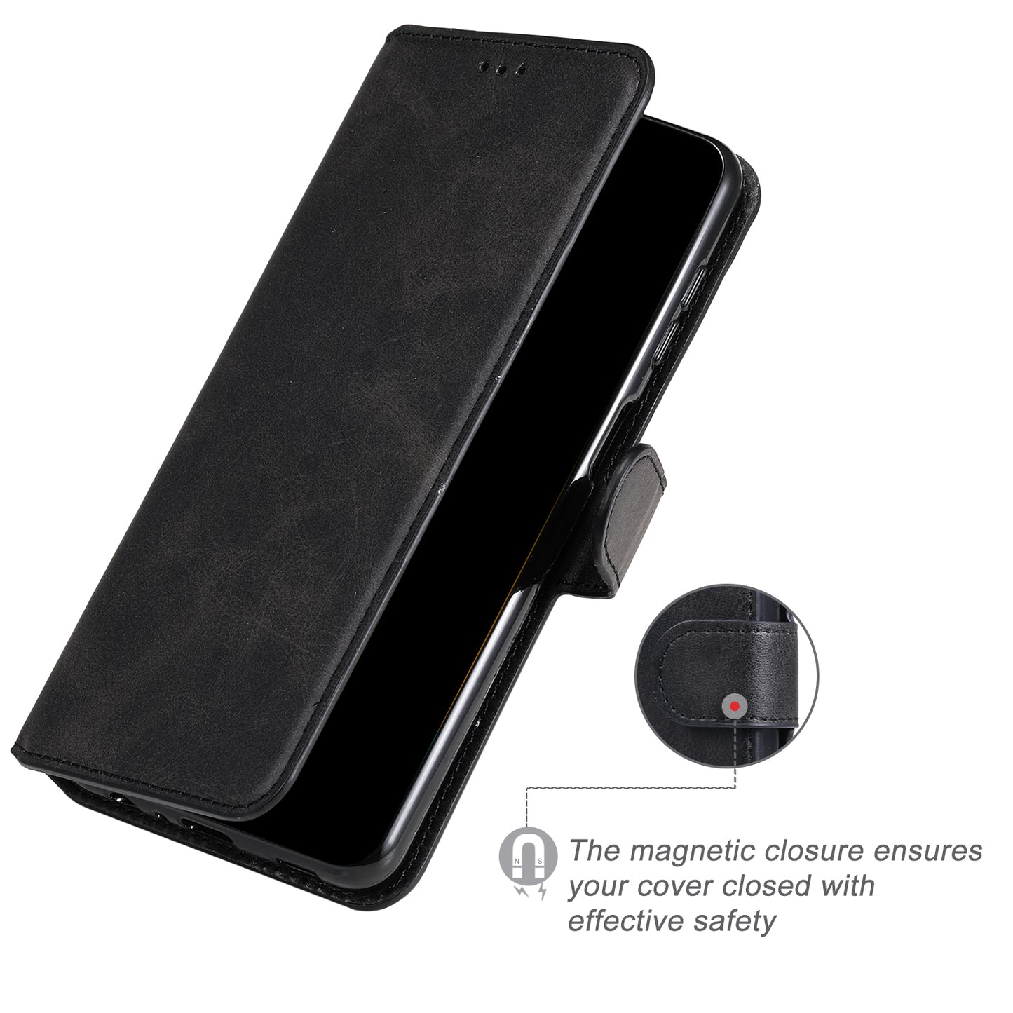 Anti-scratch Shock Resistant Anti Drop Full Protection PU Leather Wallet Stand Phone Cover Case for Motorola Edge 20 Pro