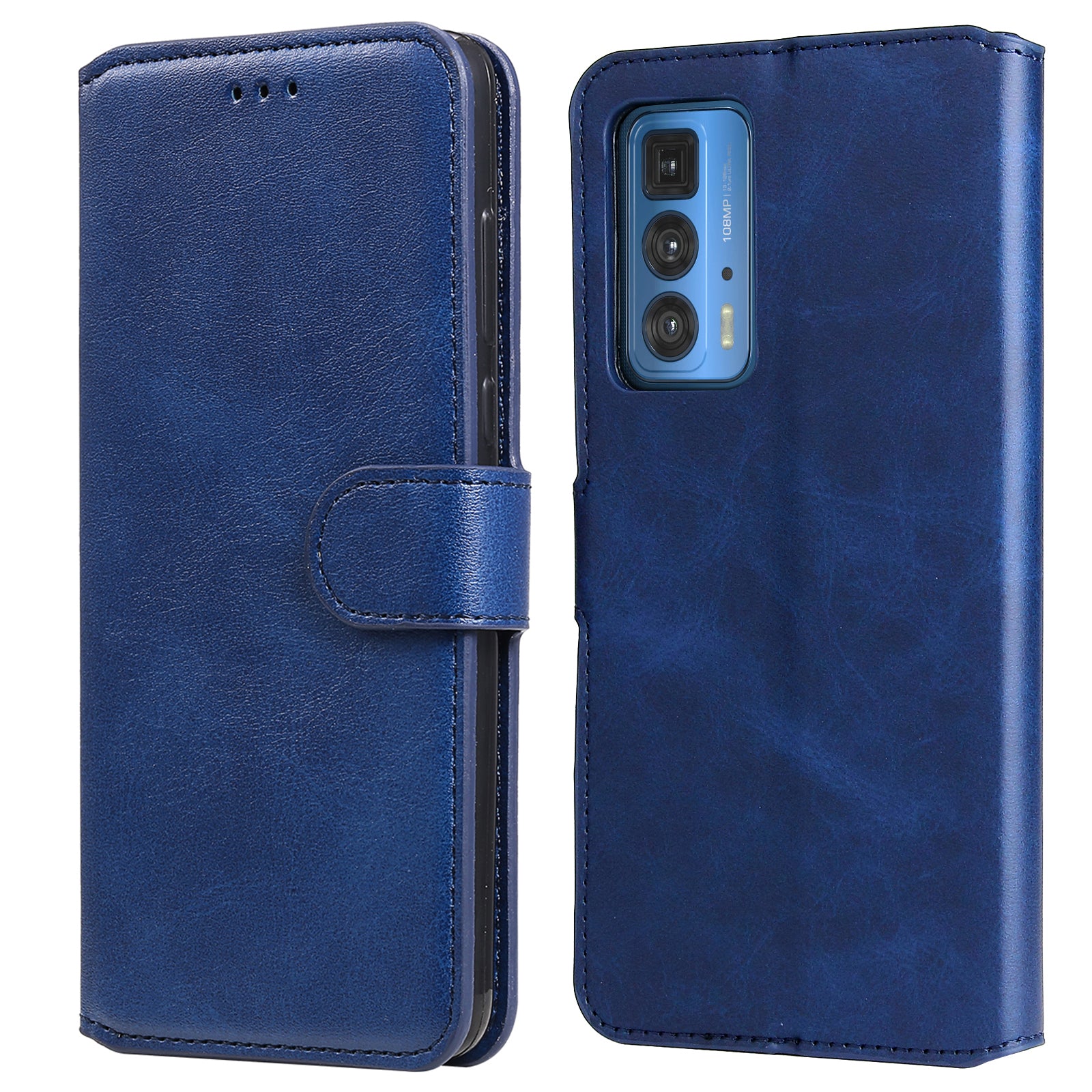 Anti-scratch Shock Resistant Anti Drop Full Protection PU Leather Wallet Stand Phone Cover Case for Motorola Edge 20 Pro