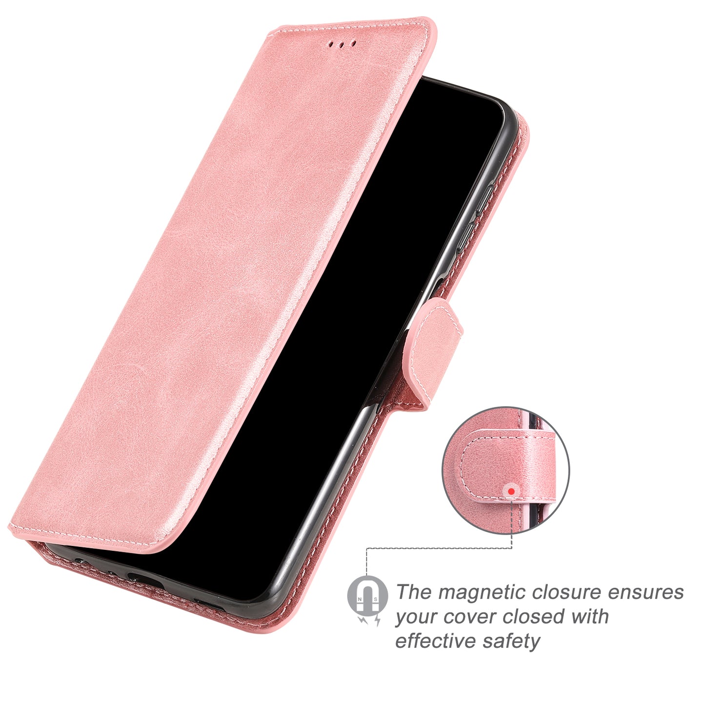 Anti-scratch Shock Resistant Anti Drop Full Protection PU Leather Wallet Stand Phone Cover Case for Motorola Edge 20 Pro