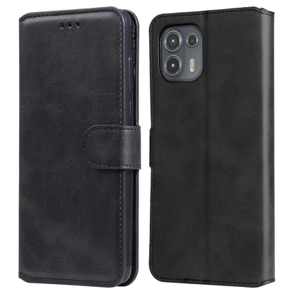 Anti Drop Shock-Resistant Full Protection PU Leather Wallet Stand Phone Cover Case for Motorola Edge 20 Lite