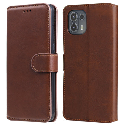 Anti Drop Shock-Resistant Full Protection PU Leather Wallet Stand Phone Cover Case for Motorola Edge 20 Lite