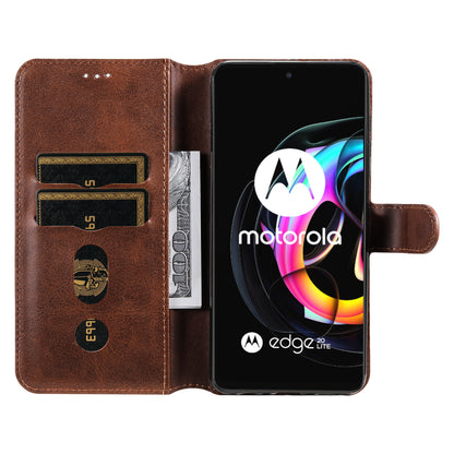 Anti Drop Shock-Resistant Full Protection PU Leather Wallet Stand Phone Cover Case for Motorola Edge 20 Lite