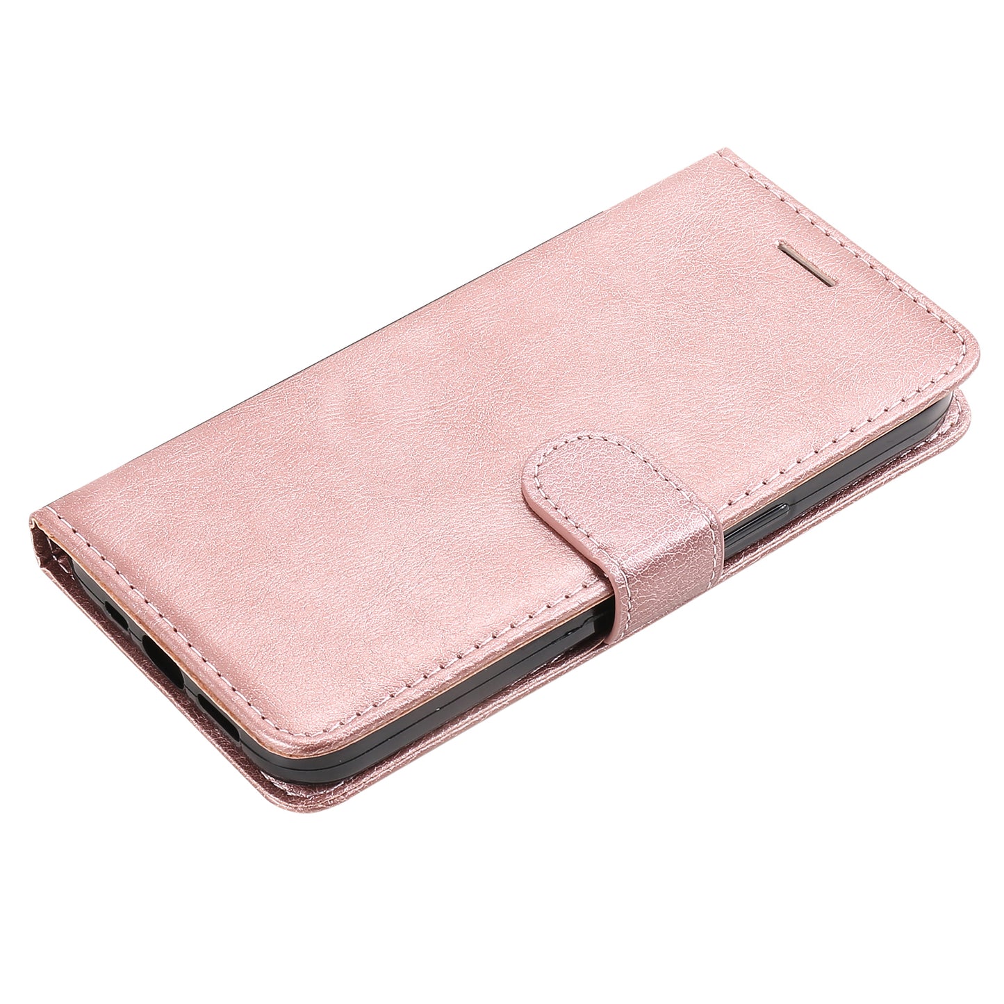 Wallet Stand Design KT Leather Series-2 Solid Color Anti-Scratch TPU+PU Leather Phone Case with Wrist Strap for Motorola Edge 20 Pro