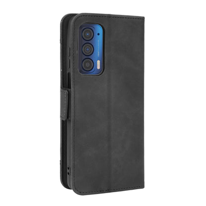 For Motorola Edge (2021) All-Inclusive Multiple Card Slots Design Leather Phone Wallet Stand Protective Case