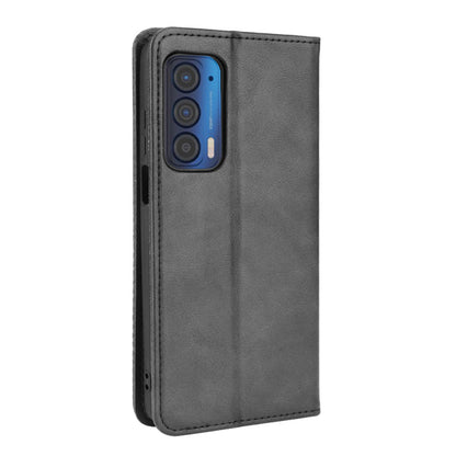 Vintage Style Strong Magnet Phone Stand Case Leather Cover with Wallet for Motorola Edge (2021)