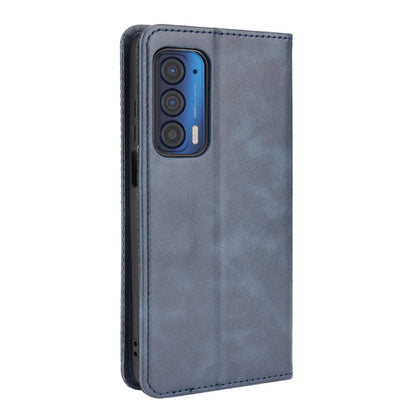 Vintage Style Strong Magnet Phone Stand Case Leather Cover with Wallet for Motorola Edge (2021)