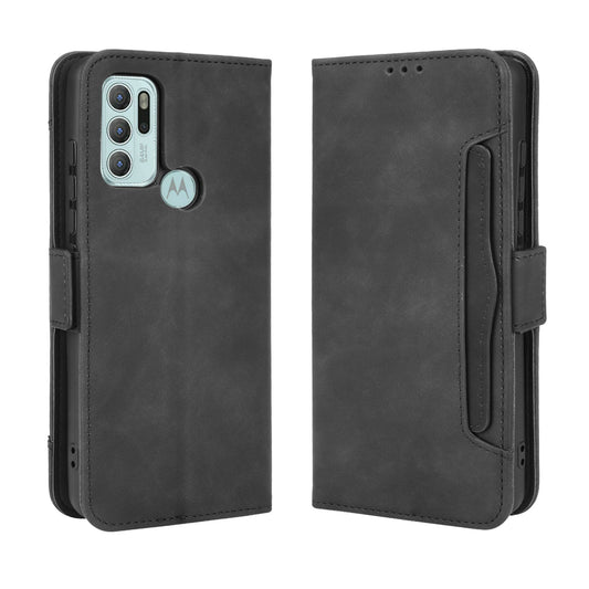 Anti-Drop Full Body Protection Multiple Card Slots PU Leather Phone Case Wallet Cover with Stand for Motorola Moto G60S