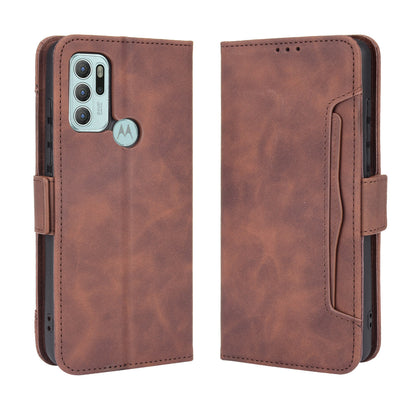 Anti-Drop Full Body Protection Multiple Card Slots PU Leather Phone Case Wallet Cover with Stand for Motorola Moto G60S