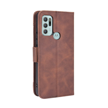 Anti-Drop Full Body Protection Multiple Card Slots PU Leather Phone Case Wallet Cover with Stand for Motorola Moto G60S