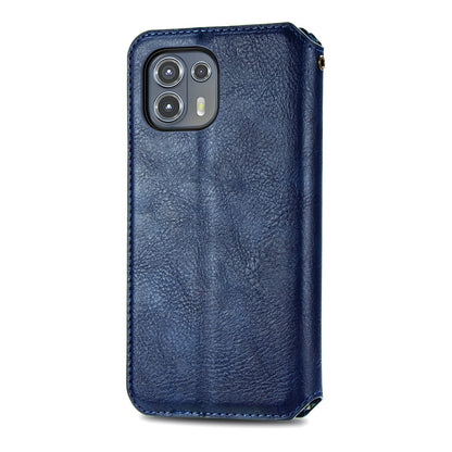 For Motorola Edge 20 Lite Magnetic Auto-absorbed Rhombus Imprint Leather Wallet Stand Phone Case