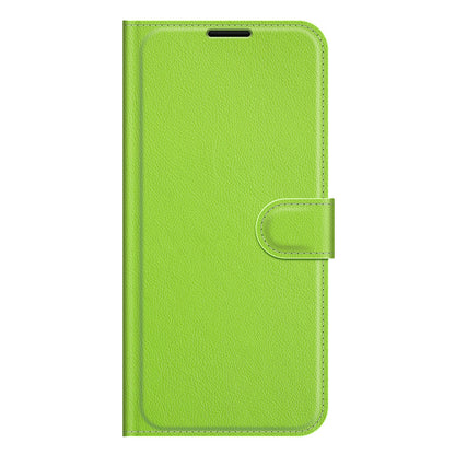 For Motorola Edge (2021) Litchi Skin Phone Case Wallet Stand Design Flip Leather Wallet Phone Cover Shell