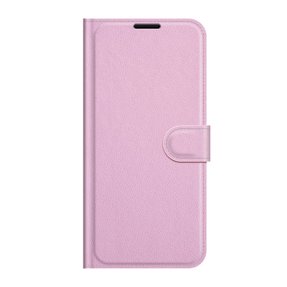 Litchi Texture Folio Flip Leather Case Wallet Stand Phone Cover for Motorola Moto G60S