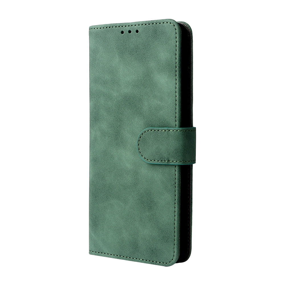 Skin-touch Feeling PU Leather Wallet Phone Case Flip Stand Protective Cover with Strap for Motorola Moto G50 5G