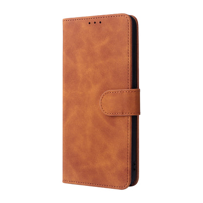 Skin-touch Feeling PU Leather Wallet Phone Case Flip Stand Protective Cover with Strap for Motorola Moto G50 5G